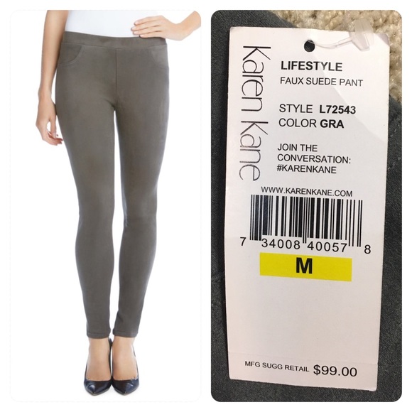 karen kane faux leather pants